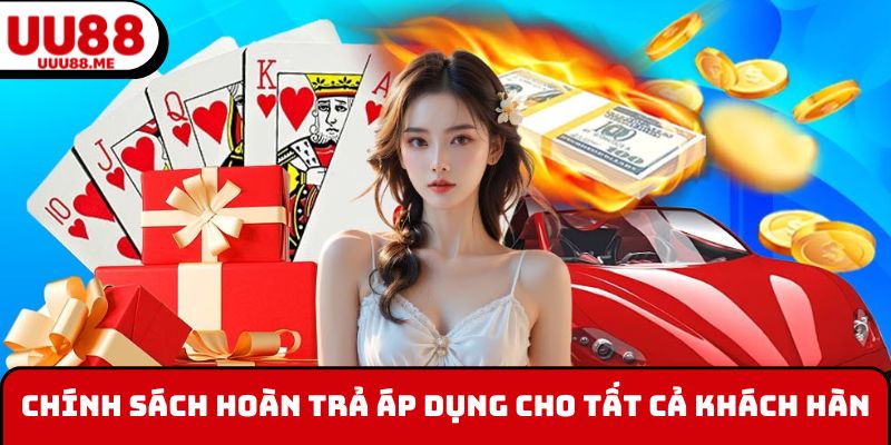 Chính sách hoàn trả áp dụng cho tất cả khách hàng