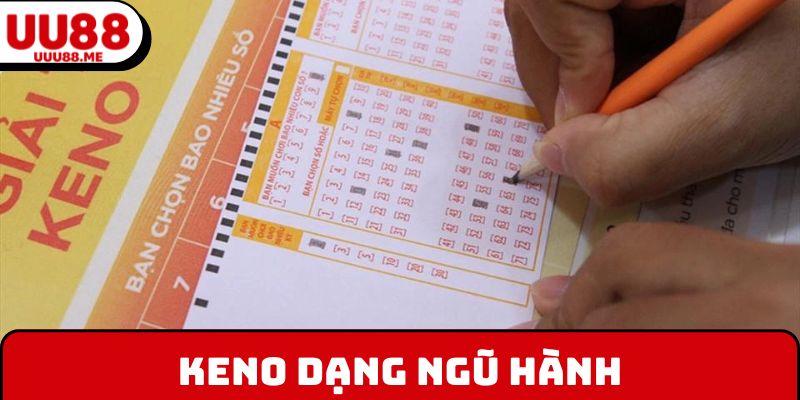 Keno dạng ngũ hành